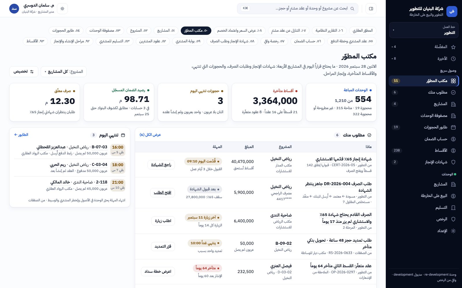 مكتب المطوّر